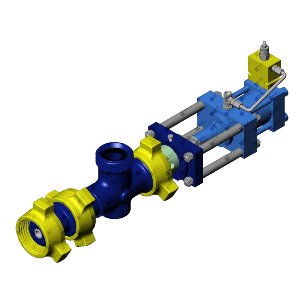 Adjustable Choke, Hydraulic, N-60, 2" 1502 FxM, 3/4" Max, 15000 psi, STD Service