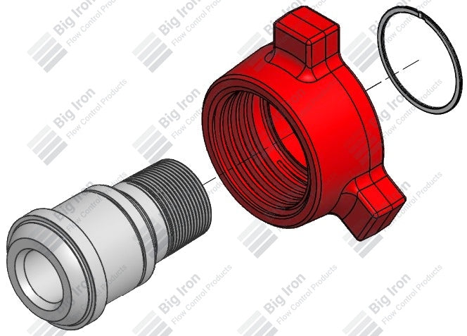 Crossover Union, 2" 1502 M x 2-3/8" NUE-10 M,