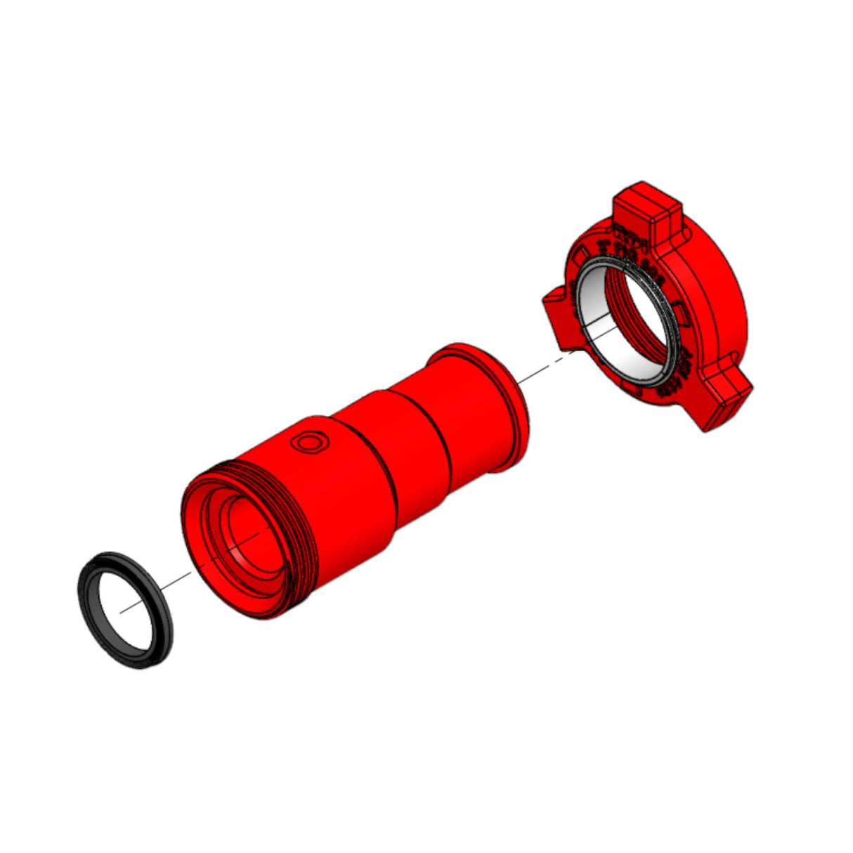 Pup Joint, 3" 602 FxM, Integral, 6000 psi, Sour Service