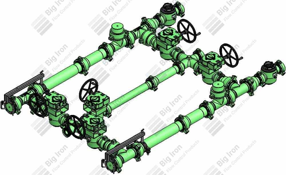 Dual Vertical Debris Catcher 3” Fig 1502 W/4” 108” Screens AND 6.625” Od X 4.897” Id Barrels 10000 Psi Nace Service