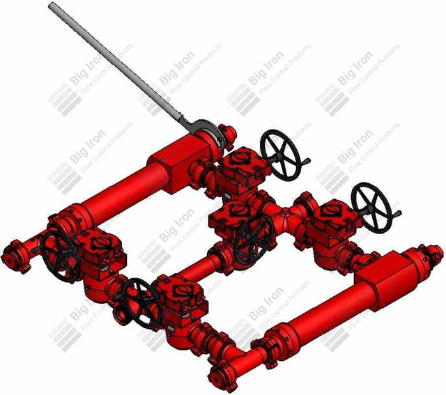 Horizontal Debris Catcher - 3" Fig 1502 W/ 4" Screen & 7" Od 5"Id X 46" Long Barrel 15,000Psi Standard Service