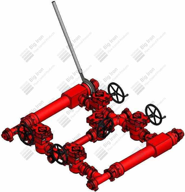 Horizontal Debris Catcher - Fig 1502 W/ 4" Screen & 7" Od 5"Id X 46" Long Barrel 3" Outlet 15,000Psi Standard Service