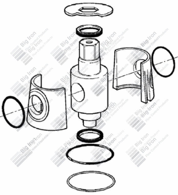 Plug Valve 3" STD Service Complete Repair Kit - ANSON Premier