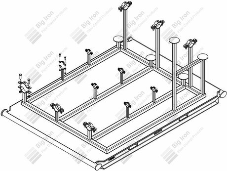 Skid For 3 Multi Well Manifold